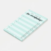 Stop uitstellen - Mint - Selectievakje om te doen  Post-it® Notes (Schuin)