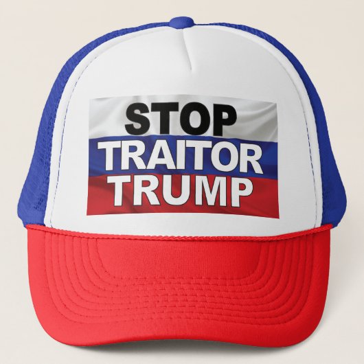 Stop Verrader Trump Trucker Hat Trucker Pet (Voorkant)