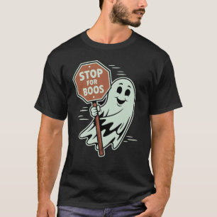 Stop voor boeken Halloween Ghost Trunk of Treat T-shirt