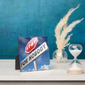 Stop voor niemand fotoplaat (Insitu)