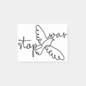 Stop War Post-it® Notes (Voorkant)