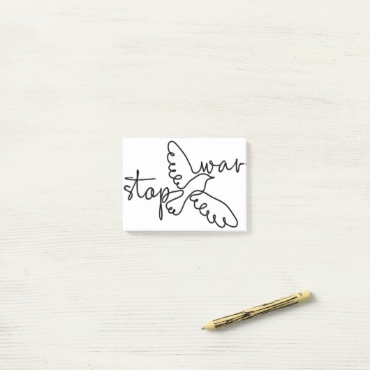 Stop War Post-it® Notes (Op bureau)