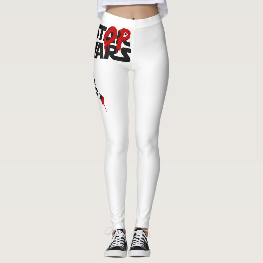 Stop Wars Parody Logo Leggings (Voorkant)