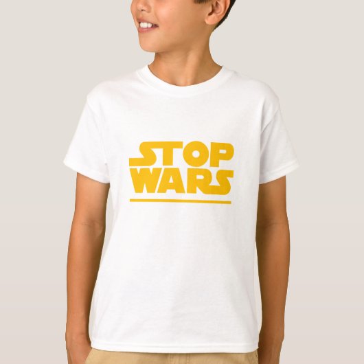 Stop Wars Parody Logo T-shirt (Voorkant)