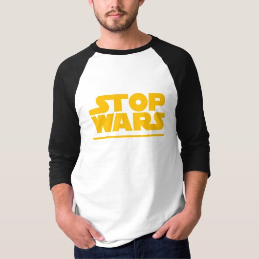 Stop Wars Parody Logo T-shirt (Voorkant)