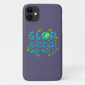Stop wereldwijde opwarming Case-Mate iPhone case (Achterkant)