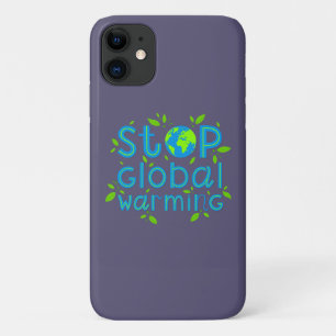 Stop wereldwijde opwarming iPhone 11 hoesje
