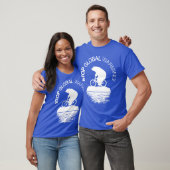 Stop wereldwijde opwarming: Polar Beer Bicycle T-s T-shirt (Unisex)