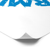 Stop wereldwijde opwarming poster (Hoek)