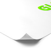 Stop wereldwijde opwarming poster (Hoek)