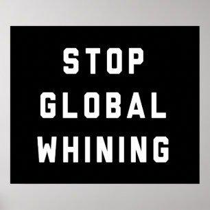 Stop wereldwijde zegen poster