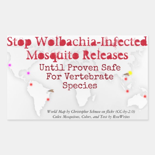 Stop Wolbachia Stickers par RoseWrites (Devant)