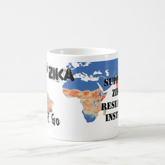Stop Zika / Support Research Mug par RoseWrites (Centre)