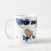 Stop Zika / Support Research Mug par RoseWrites (Gauche)