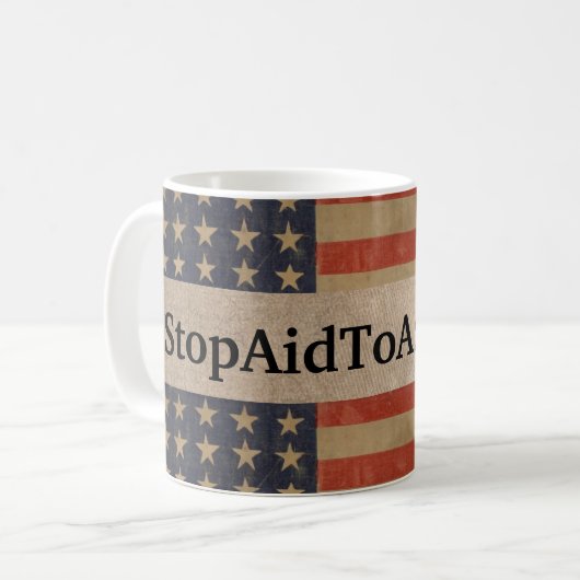 #StopAidToAzerbaijan Coffee Mug (Devant gauche)