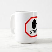 Stopbord Koffiemok (Voorkant links)