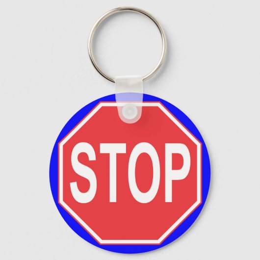 Stopbord Sleutelhanger (Voorkant)