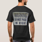 Stopbord T-shirt (Achterkant)