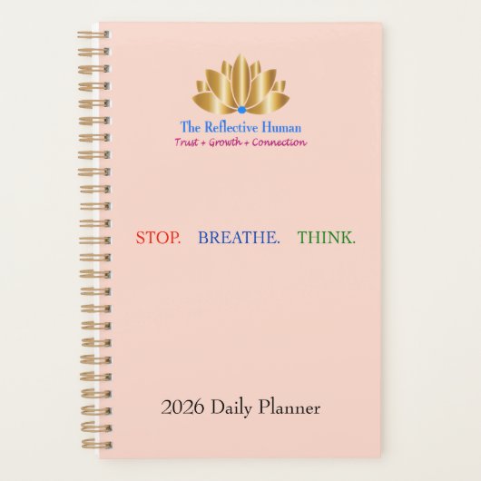 StopBreatheThink Planner (Voorkant)