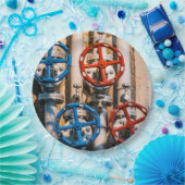 Stopcock in Schiffbau, Zürich Papieren Bordje (Feest)