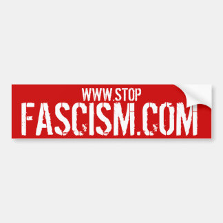 STOPFASCISM.COM - Stop fascisme Bumpersticker