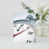 stophorloge briefkaart (Staand voorkant)