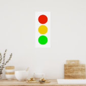 Stoplightkleuren Poster (Keuken)