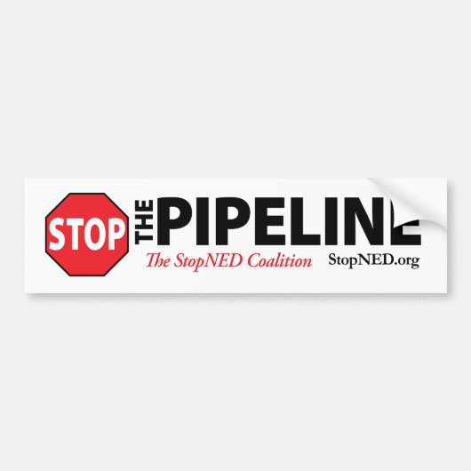 StopNED-Bumpersticker Bumpersticker (Voorkant)