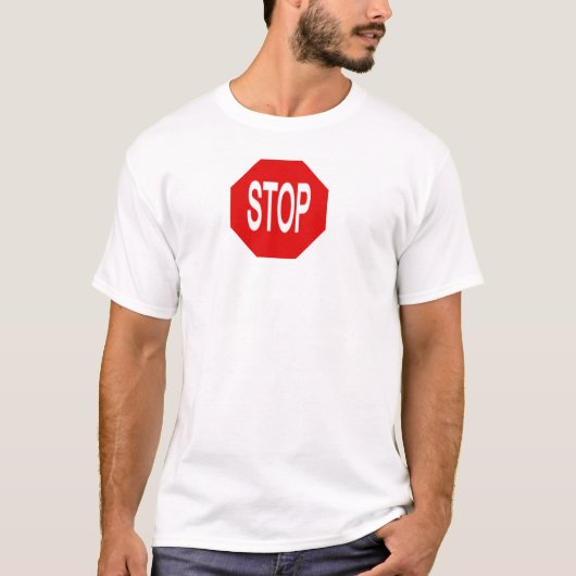 Stoppen (aanpassen) t-shirt (Voorkant)