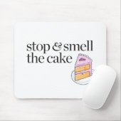 Stoppen en roken de Cake Muismat (Met muis)