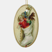 " stoppen" kerstboomOrnament Keramisch Ornament (Rechts)