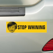 Stoppen met draaien bumpersticker (Op auto)