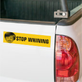 Stoppen met draaien bumpersticker (Op Truck)