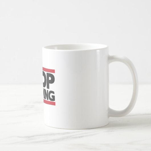 Stoppen met draaien koffiemok (Rechts)