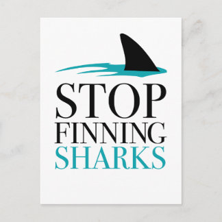 STOPPEN MET HET VINDEN VAN SHARKS BRIEFKAART