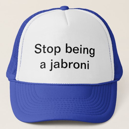 stoppen met jabroni trucker pet (Voorkant)