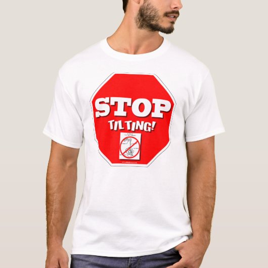 Stoppen met kantelen t-shirt (Voorkant)
