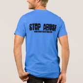 Stoppen met misbruik Tri-Blend shirt (Achterkant)