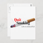 Stoppen met roken briefkaart (Voorkant / Achterkant)