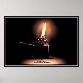 Stoppen met roken poster