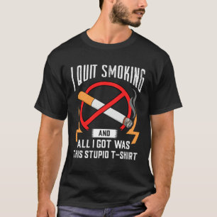 Stoppen met Roken Stop Rookvrij T-shirt