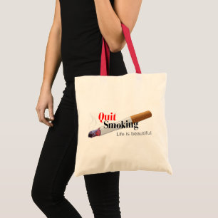 Stoppen met Roken Tote Bag