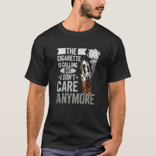 Stoppen met roken voor een rookgordijn t-shirt