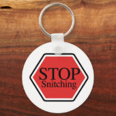 stoppen met snitsen sleutelhanger (Voorkant)