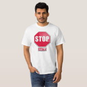 Stoppen met T-shirt "Stop Hate" (Voorkant volledig)