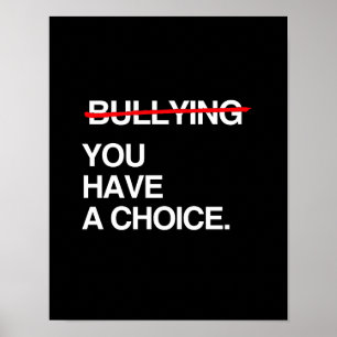 STOPPEN MET VERLIES JE KEUZE HEBBEN POSTER