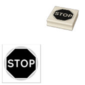 Stoppen Rubberstempel (Gestempeld)