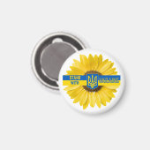 Stopper Avec Le Magnet De Tournesol Ukrainien (Recto/Verso)