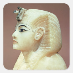 Stopper van één van de kanopieurns vierkante sticker