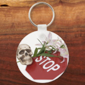 StopSignSafety051409 Sleutelhanger (Voorkant)